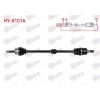 KOMPLE AKS SAG ON ABSLI 44 DIS UZUNLUK 911mm HYUNDAI ACCENT II 1.3 A-T 2000-2005 ACCENT SEDAN 1.5 A-T 1994-2000