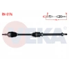 KOMPLE AKS SAG ON RENAULT CAPTUR 1.2 - 1.5 DCI A-T UZUNLUK 976mm 2013-
