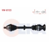 KOMPLE AKS SOL ON UZUNLUK 557mm VOLKSWAGEN TIGUAN (5N_) 2.0 TDI 6 VITES A-T 4 MOTION 2007-2016