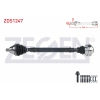 KOMPLE AKS SAG ON UZUNLUK 764mm VOLKSWAGEN GOLF V (1K1) 1.4 TSI A-T 2003-2009/ JETTA III (1K2) 1.4 TSI A-T 2005-2010/ GOLF PLUS (5M1) 1.4 TSI 2006-2008