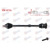 KOMPLE AKS SAG ON UZUNLUK 767mm VW GOLF VIII (CD1) 1.0 TSI 2020-/ AUDI Q2 (GAB) 1.0 TFSI / SEAT LEON SC (5F5) 1.0 TSI 2015-2018
