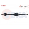 KOMPLE AKS SAG ON UZUNLUK 993mm TOYOTA VERSO (R2) 2.0 D-4D M-T 2009-