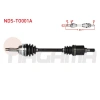 KOMPLE AKS SOL ON ABSLI 48 DIS UZUNLUK 599,5mm TOYOTA COROLLA (_E10_) 1.6 1992-1997 / COROLLA (_E11_) 1.6i 16v 1997-2002