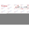 KOMPLE AKS SOL ON TOYOTA VERSO (ZER_, ZZE12_, R1_) 1.6 A-T/M-T ABSLI 48 DIS UZUNLUK 650mm 2004-2009