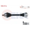 KOMPLE AKS SOL ON UZUNLUK 495mm VOLKSWAGEN GOLF V (1K1) 1.4 TSI A-T 2003-2009/ JETTA III (1K2) 1.4 TSI A-T 2005-2010/ GOLF PLUS (5M1) 1.4 TSI 2006-2008