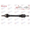KOMPLE AKS SOL ON UZUNLUK 634mm PEUGEOT 207 06-12/ 208 1.6 HDI 13-19/ 308 09-14/ 2008 15-/ 3008 09-20/ 5008 09-17/ CITROEN C3 1.6 HDI 14-/ C4 14-