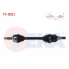 KOMPLE AKS SOL ON UZUNLUK 657 mm TOYOTA YARIS (P13) 1.4 D-4D A-T/M-T 2011-