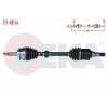 KOMPLE AKS SOL ON UZUNLUK 657mm TOYOTA COROLLA, AURIS (NZE18, ZRE18) 1.6 VVT-I M-T 2012-