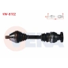 KOMPLE AKS SOL ON VOLKSWAGEN TIGUAN (5N_) 1.4 TSI 4motion UZUNLUK 500 mm 2007-2016