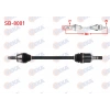 KOMPLE AKS SOL-SAG ON UZUNLUK 808mm SUBARU FORESTER 2.0 i AWD, 2.0 D AWD 2014-