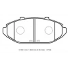 LINCOLN TOWN CAR- 98/02; ÖN FREN BALATASI (DİSK)(165.1X68X16.5)(BRAMAX)