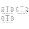 OPEL INSIGNIA- 09/17; ÖN FREN BALATASI 1,4/1,6/1,8/2,0 (DİSK) (131,5X59,6X19)(BRAMAX)