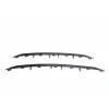 PEUGEOT 2008- 13/16; ÖN PANJUR ÇITASI SET 2 PARÇA ALT/ÜST SİYAH (TYG)