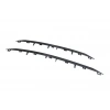 PEUGEOT 2008- 13/16; ÖN PANJUR ÇITASI SET 2 PARÇA ALT/ÜST SİYAH (TYG)