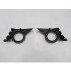 PEUGEOT 207- 06/09; SİS LAMBA KAPAĞI SAĞ/SOL SET (2 PARÇA) SİS DELİKLİ ÇERÇEVESİ GRİ