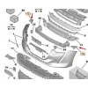PEUGEOT 208- 24/25; ÖN TAMPON BAĞLANTI BRAKETİ SET (2PARÇA)(ÜST KÖŞE BRAKETİ) (TW)