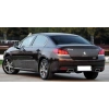 PEUGEOT 508- 14/17; ARKA TAMPON SİYAH KARLIKLI KOMPLE (ÇİFT EKSOZ DELİKLİ) (TW)
