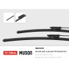 SILECEK SÜPÜRGESI ÖN TAKIM ( 580 / 530 MM ) TAKIM MUZ TIPI KANGO II/ MERCEDES-CITAN BM 08-
