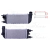 TURBO RADYATORU (INTERCOOLER) 291X127X64 FORD KA (RU8) 1.3 TDCi 08-16 FIAT 500 (312_) 1.3 D Multijet 07> 500 C (312_) 1.3 D Multijet 09>