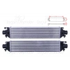 TURBO RADYATORU (INTERCOOLER) 574X127X50 OPEL COMBO D FIAT DOBLO 1.3 CDTI 1.4 1.6 CDTI 2.0 CDTI 10 >