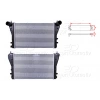 TURBO RADYATORU (INTERCOOLER) 615X405X32 VW JETTA GOLF6 SUPERB 1.6 TDI CAY MOTOR 09 >