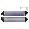 TURBO RADYATORU (INTERCOOLER) 660X142X40 FORD GALAXY KUGA MONDEO S-MAX 1.6 TDCI 1.8 TDCI 2.0 TDCI VOLVO S60 2 S80 2 V60 V70 3 1.6 D 1.6 DRIVE 2.0 TDI 06 >