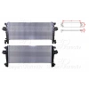 TURBO RADYATORU (INTERCOOLER) 665X285X30 OPEL ASTRA J INSIGNIA ZAFIRA C 1.6 SDI 12>
