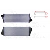 TURBO RADYATORU (INTERCOOLER) 718X250,6X30 MERCEDES-BENZ SPRINTER 2.5 TDI 97 >