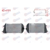 TURBO RADYATORU (INTERCOOLER) SUZUKI SWIFT IV 1.3 DDIS 2010-