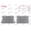 TURBO RADYATORU (INTERCOOLER) TOYOTA AVENSIS (T25) 2.0 D-4D 2003-2008