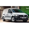 VOLKSWAGEN CADDY- 15/20; ÖN TAMPON SİYAH (PANJURLU/SİS DELİKLİ MAXI VAN) (TW)
