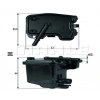YAKIT FILTRESI 206/207/307/308/PARTNER/S40/V50/FOCUS 1.6 HDI / TDCI 03-