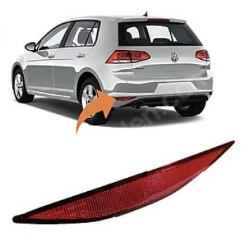 REFLEKTOR ARKA TAMPON SOL GOLF7 2014-2017 GKL 292044