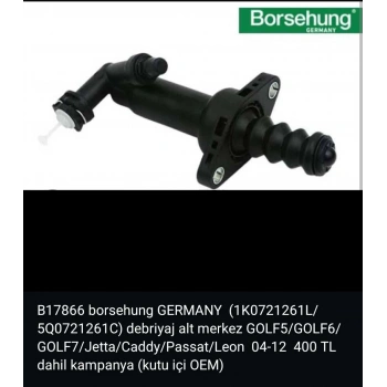 DEBRİYAJ MERKEZİ ALT GOLF5-GOLF6-GOLF7-JETTA-PASSAT-CADDY-A3-LEON BJB-CAYD-CAXA-BMY-BLG-CBZA-CBZB-CJZA-CJZB-CPVA-CLHB-CRKB 1,6-1,4 TSİ-1,2 TSİ-1,2 TSİ-1,6 TDİ 04-10
