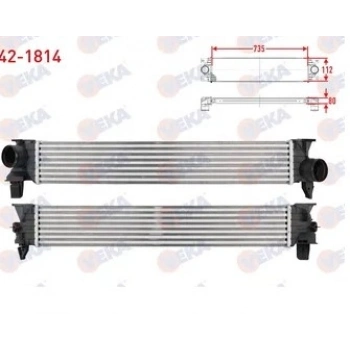 TURBO RADYATÖRÜ VEKA 42-1814 DUCATO 3 BOXER JUMPER 11- 2.2 - 2.3