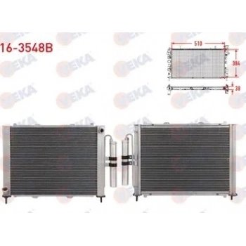 SU RADYATÖRÜ + KLİMA VEKA 16-3548B BRAZİNG TUPLU RENAULT KANGOO (KC0/1) 1.5 DCI M-T AC+ 1998-2008