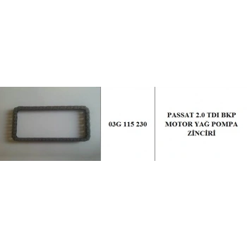 YAĞ POMPA ZİNCİRİ 60 DIS A4-A6 BLB-BRE-BBJ-ASN 2,0 TDİ-3,0 01- ORJİNAL