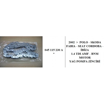 YAĞ POMPA ZİNCİRİ POLO-CORDOBA-İBİZA-FABİA AMF-BNV-BNM 1,4 TDİ 99-10