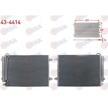 KLIMA RADYATORU PASSAT A-T/M-T 2005-2014 VEKA 43-4414