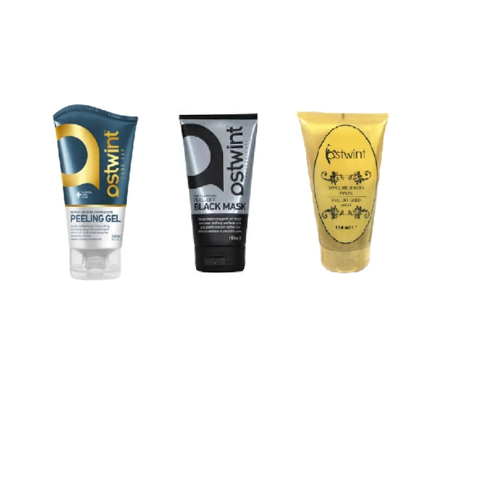 Ostwint 3 lü Kampanya Altın Maske, Siyah Maske ve Peeling Gel