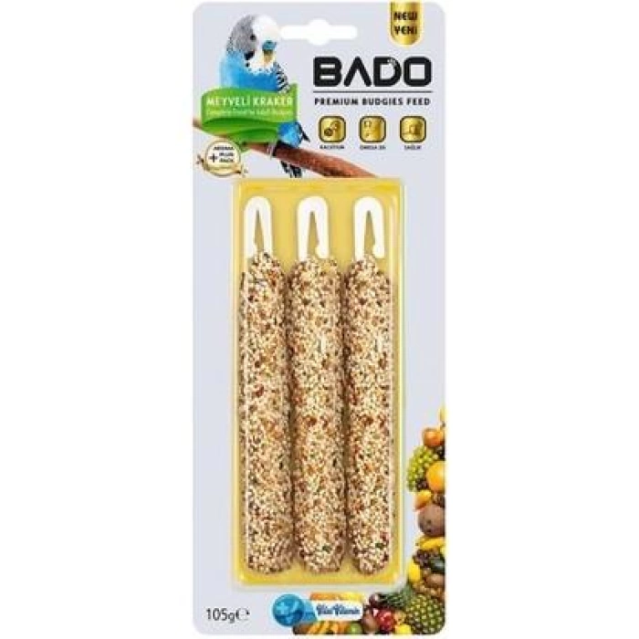 Bado Meyveli Muhabbet Kuşu Krakeri 105 gr