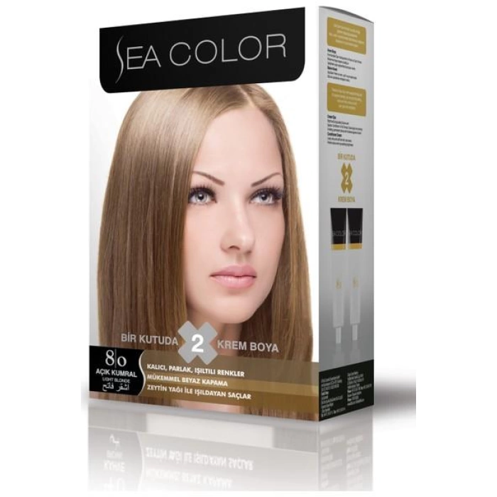 Sea Color Saç Boyası Açık Kumral 8/0