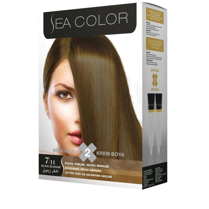 Sea Color Saç Boyası Yoğun Küllü Kumral 7/11