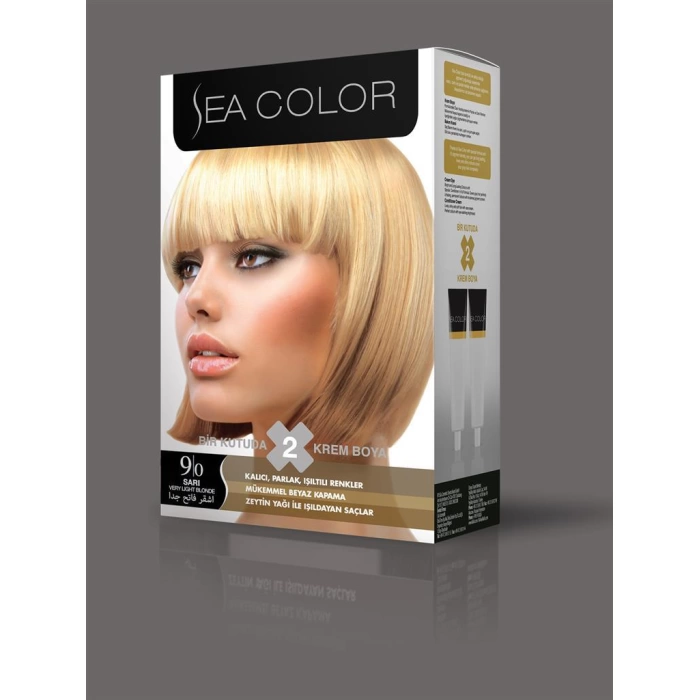 Sea Color Saç Boyası Sarı 9/0