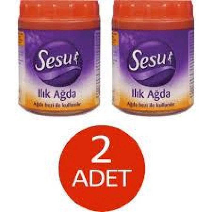 Sesu Turuncu Ilık Ağda 250 Gr 2li
