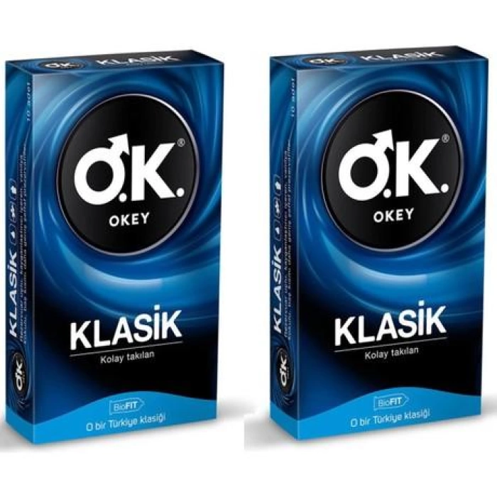 Okey Prezervatif Klasik 2li (20 Adet)