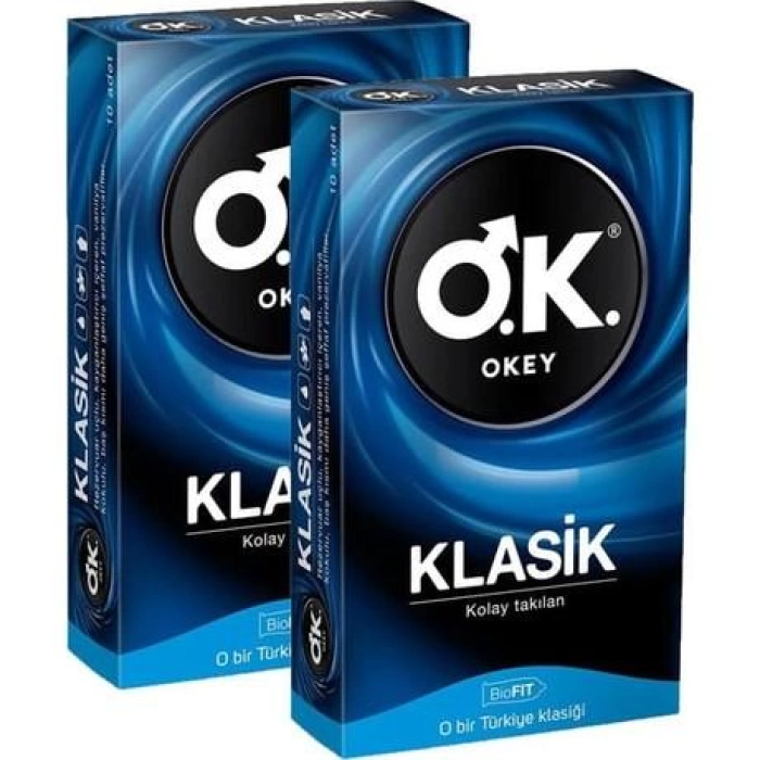 Okey Prezervatif Klasik 2li (20 Adet)