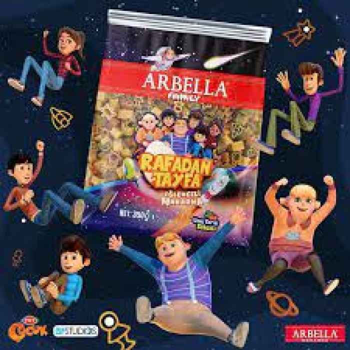 Arbella Eğlenceli Makarna Uzay Serisi Sebzeli 350 gr