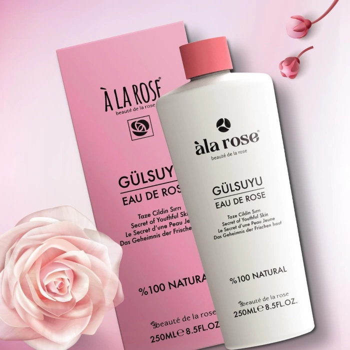 Ala Rose Natural Gül Suyu 250 ml 2li Kutu