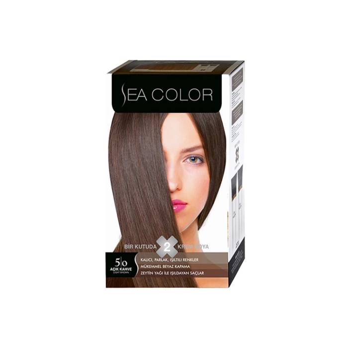 Sea Color Saç Boyası Açık Kahve 5/0